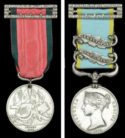 Crimean War campaign medals