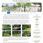 Friends of Heene Cemetery - 2024 website screenshot
