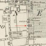 Map showing where Clump Square was situated Map showing where Clump Square was situated.