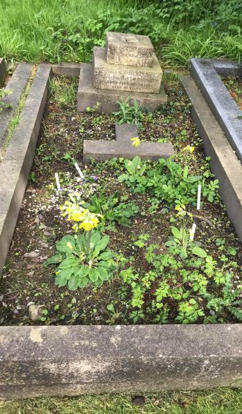 Ann Prickett (buried 1911) headstone