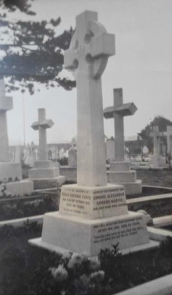 Edgar Harvie (buried 1910) headstone
