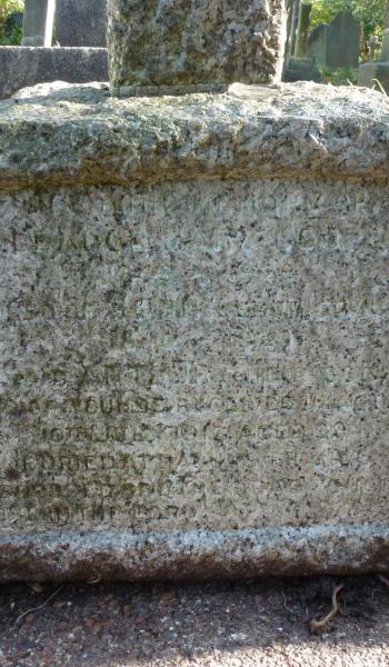 Emma Cooper (buried 1915) headstone