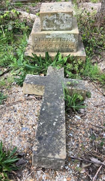 Image of headstone for Elizabeth Denton
