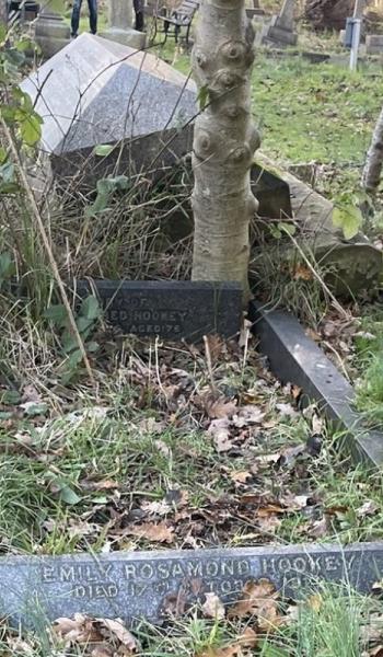 Image of headstone for Emily Hookey