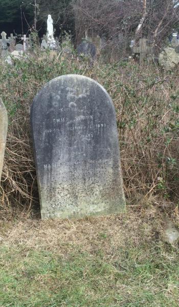 Lucy Shank (buried 1935) headstone