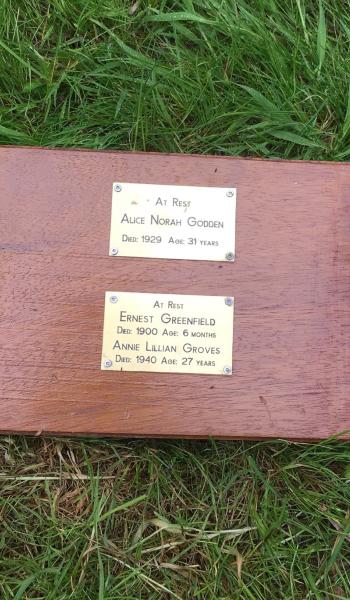 Image of plaque for Ernest Greenfield