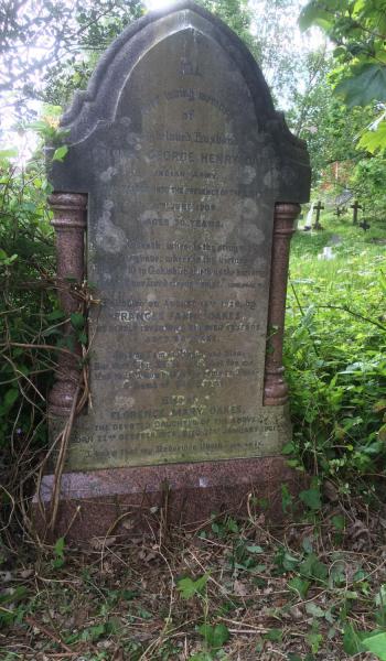 Florence Oakes (buried 1961) headstone