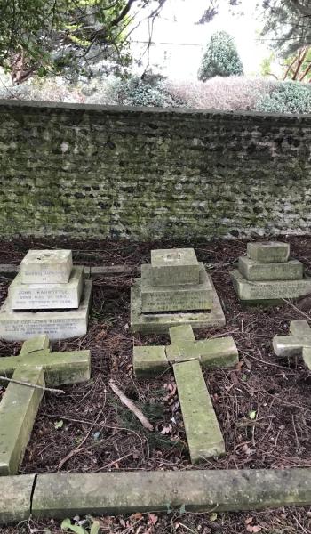 John Harbottle (buried 1909) headstone
