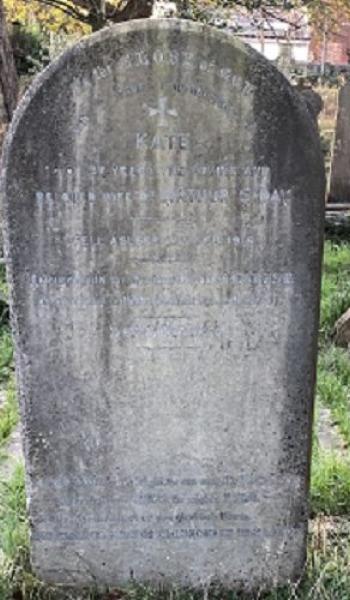Kate Day (buried 1916) headstone