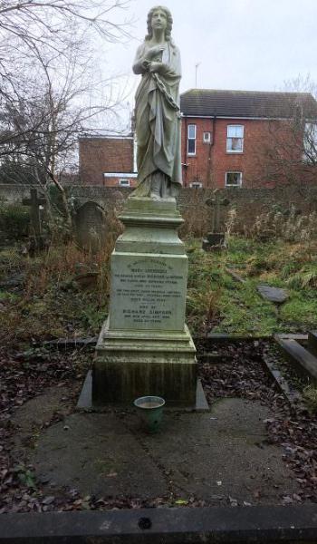 Richard Simpson (buried 1906) headstone