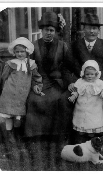 Amy and William Goring with two daughters
