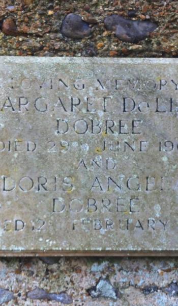 Doris Dobree Inscribed Wall Plaque