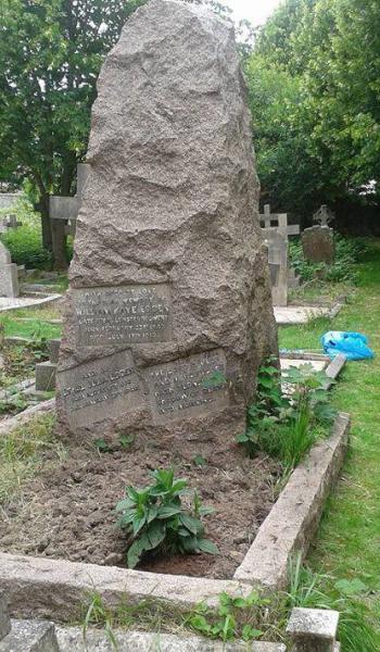 Ethel Edden (buried 1949) headstone