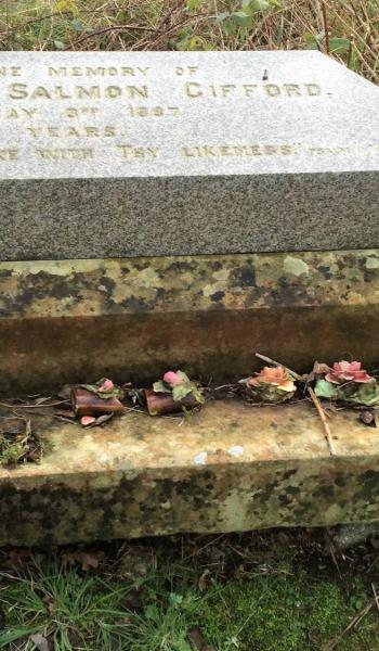 Rebecca Gifford (buried 1887) headstone