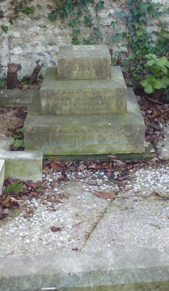 Isabel Watson (buried 1918) headstone