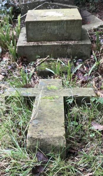 Charlotte Riley (buried 1912) headstone
