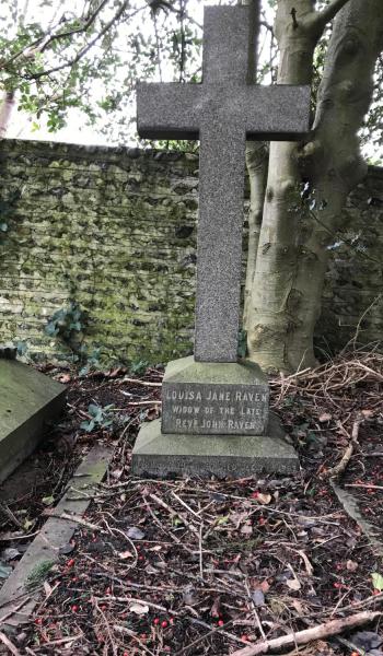 Louisa Raven (buried 1903) headstone