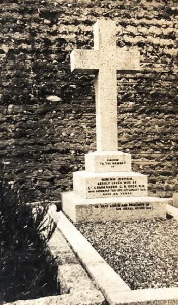 George Eden (buried 1923) headstone