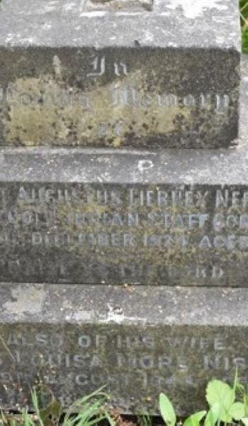 Image of the headstone for Agnes Nepean