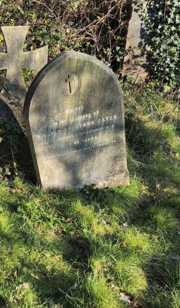 Image of the headstone for William Gates